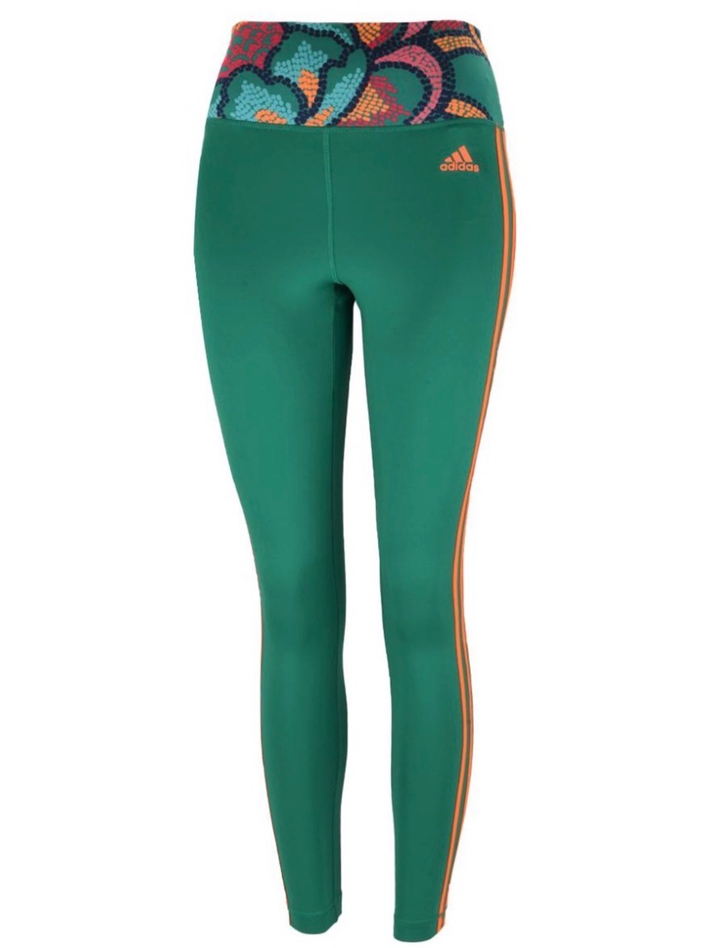 Adidas x FARM Rio AEROREADY 7/8 Leggings Green Orange